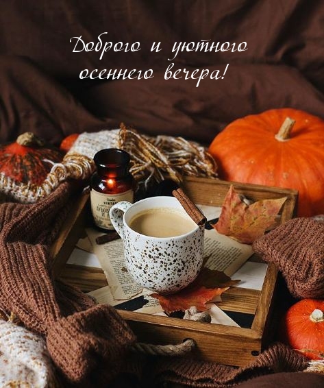 Доброго и уютного осеннего вечера! Доброго и уютного осеннего вечера!