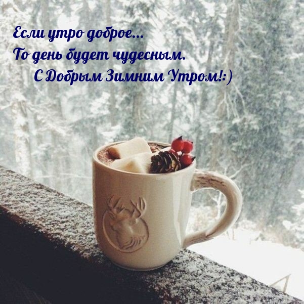 Открыть в полном размере День будет чудесным. С Добрым Зимним Утром!:)