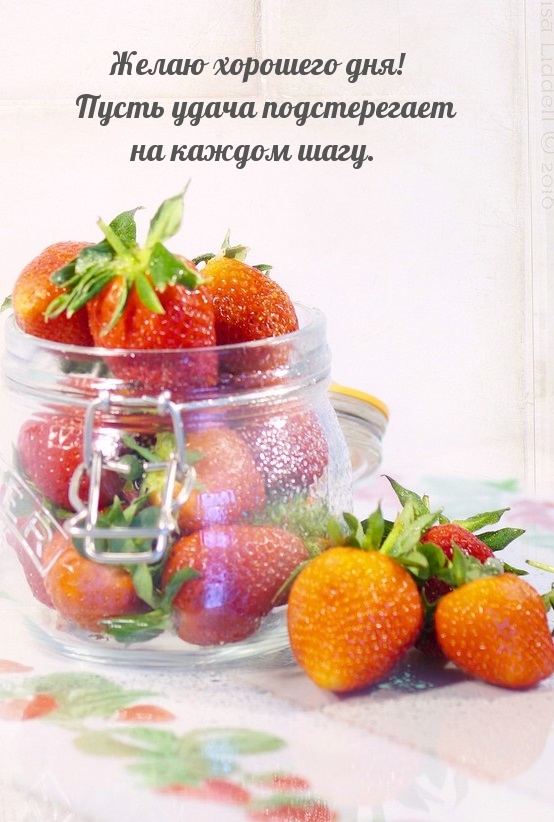 Открыть в полном размере Желаю хорошего дня! Пусть удача подстерегает на каждом шагу.
